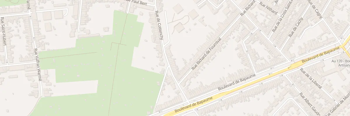 Plan du 233 Rue de Cottenchy à Amiens