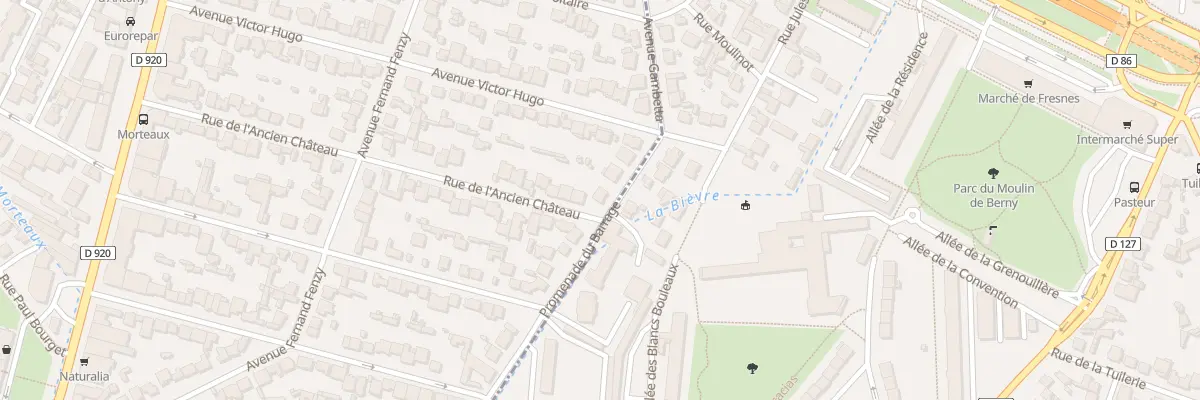 Plan du 51 Rue de l’Ancien Château à Antony