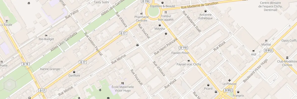 Plan du 26 Rue d’Alsace à Clichy