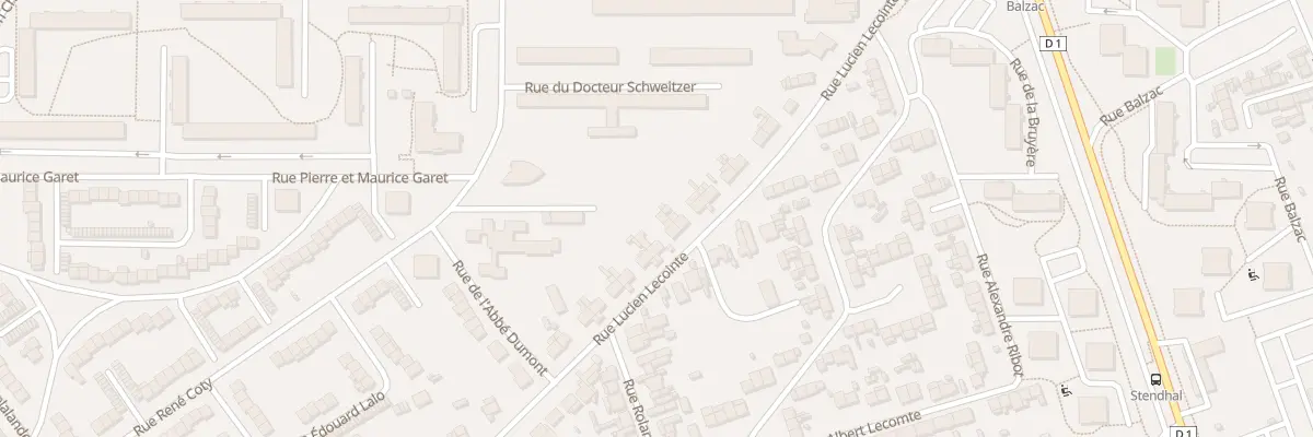 Plan du 235 Rue Lucien Lecointe à Amiens