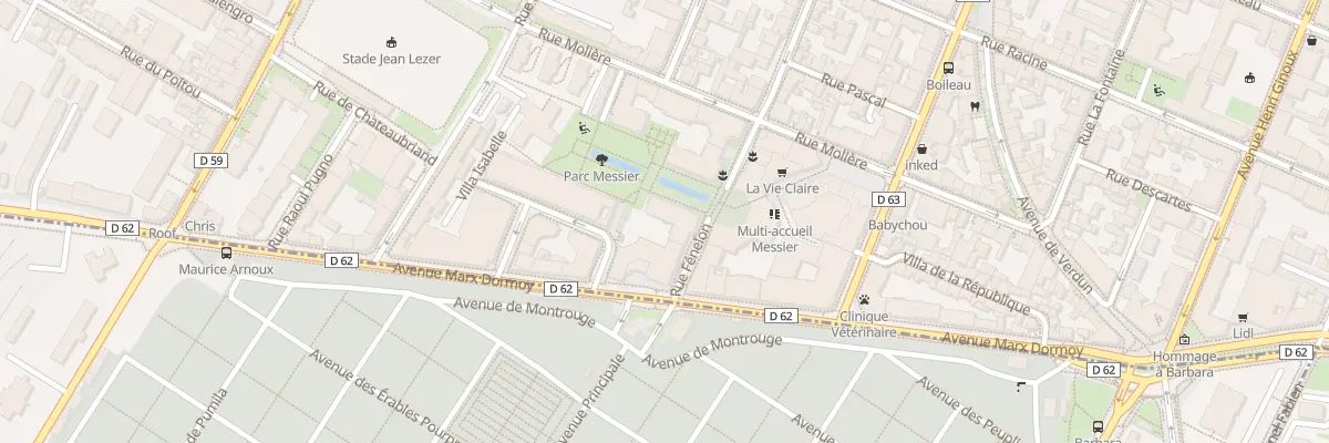 Plan du 56 Rue Fénelon à Montrouge