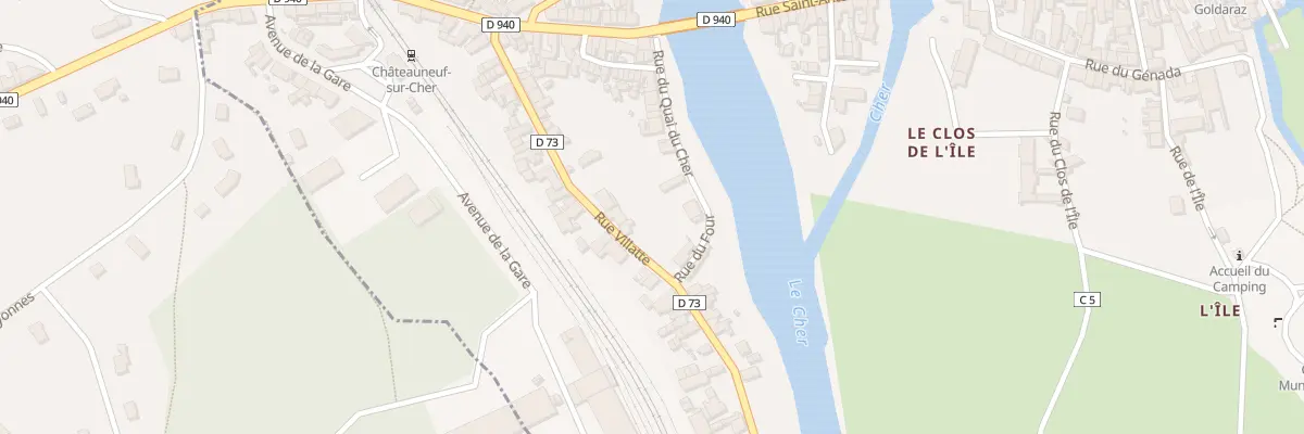 Plan du 29 Rue Villatte à Châteauneuf-sur-Cher