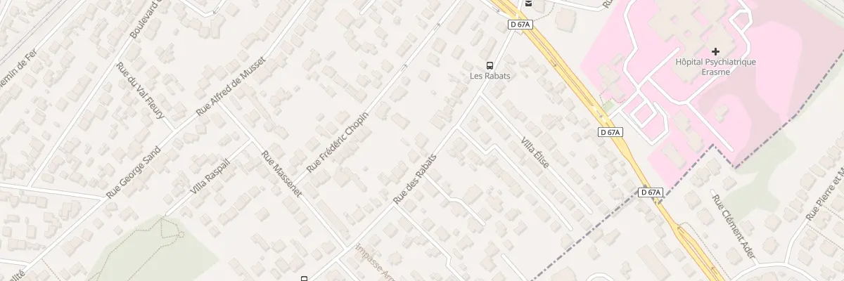 Plan du 30 Rue des Rabats à Antony