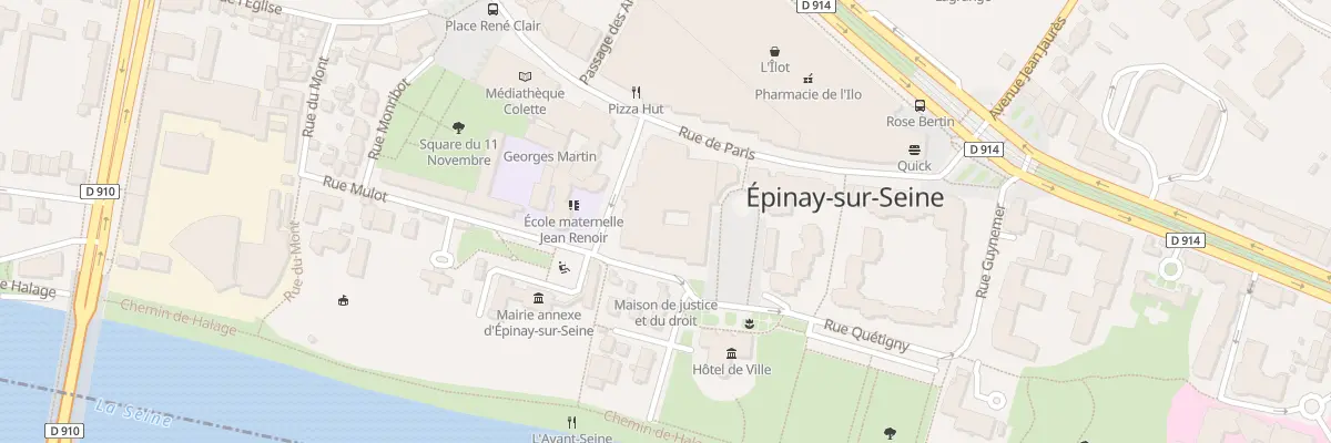 Plan du 38 Rue Quétigny à Épinay-sur-Seine