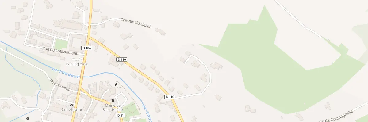 Plan du 284 Gazel à Saint-Hilaire