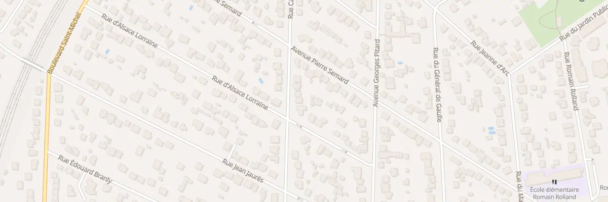 Plan du 33 Rue Carnot à Sainte-Geneviève-des-Bois