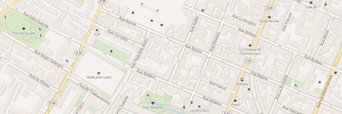 Plan du 18 Rue Auber à Montrouge