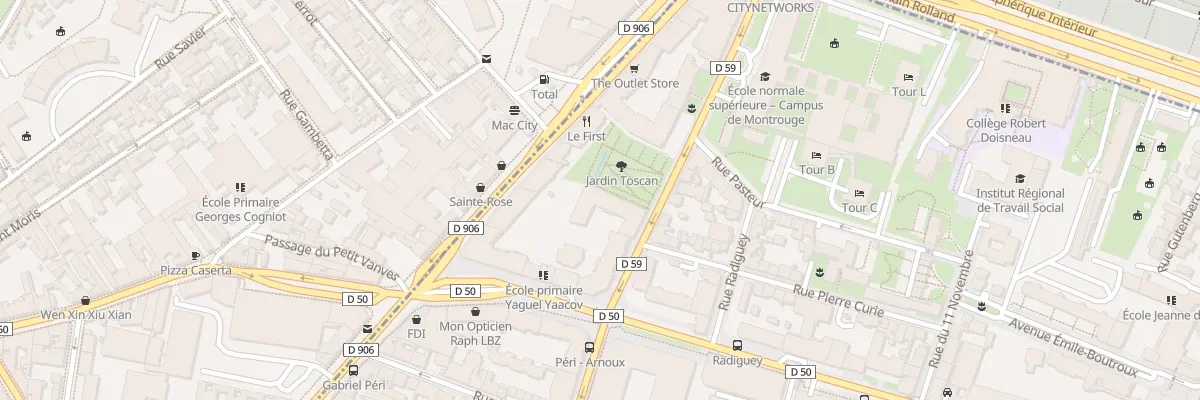 Plan du 32 Rue Maurice Arnoux à Montrouge
