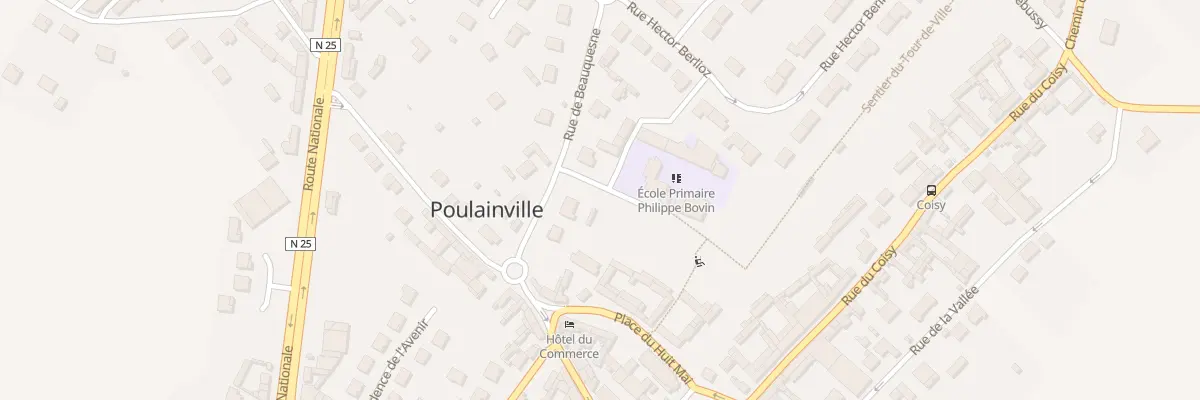 Plan du 2 Rue de Beauquesne à Poulainville