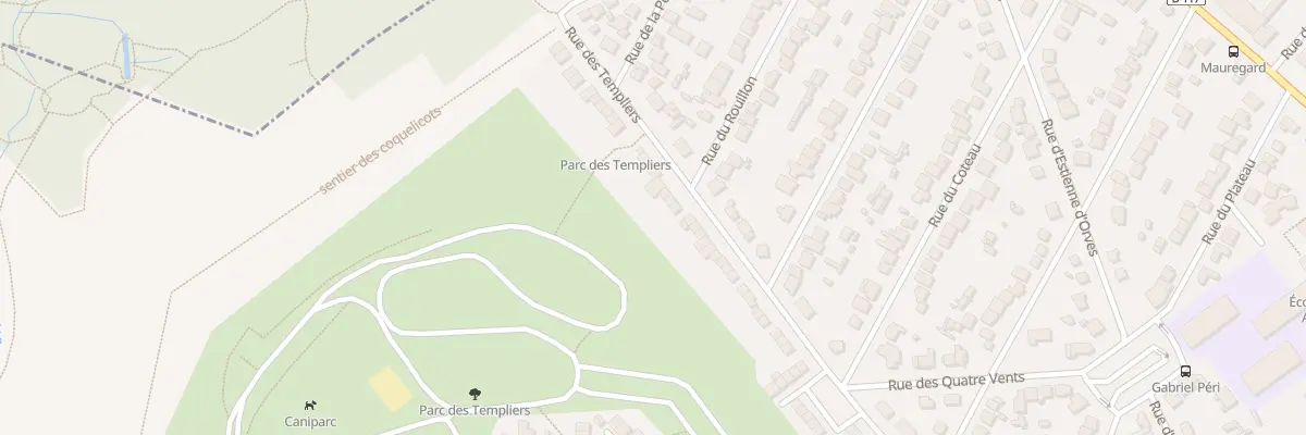 Plan du 101 Rue des Templiers à Épinay-sur-Orge