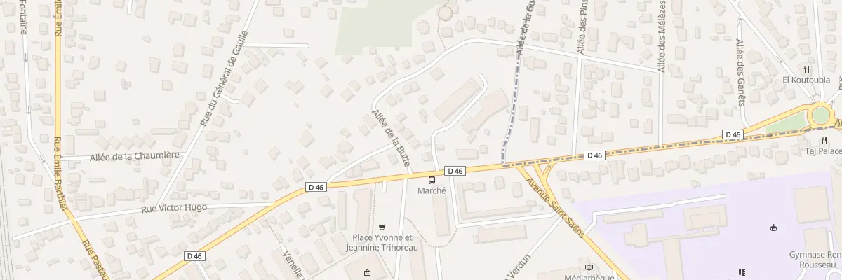 Plan du 2 All de la Butte à Saint-Michel-sur-Orge