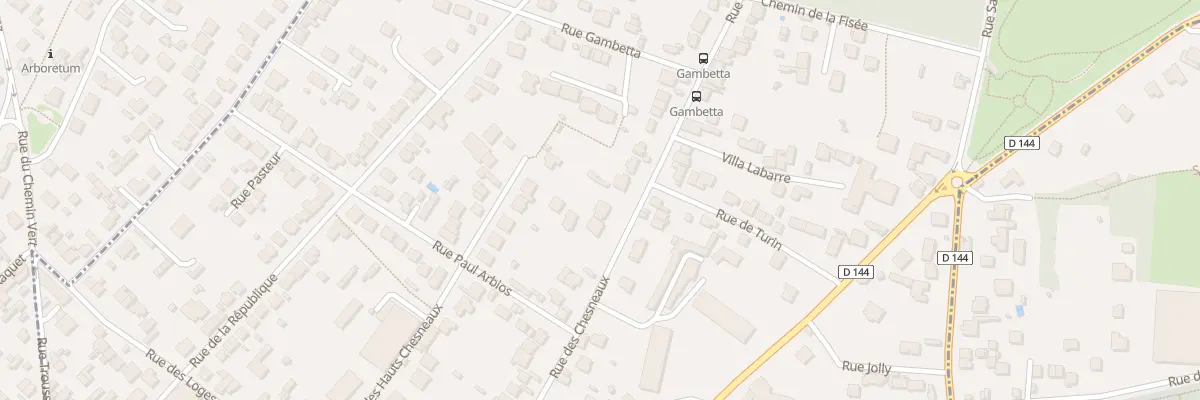 Plan du 42 Rue des Chesneaux à Montmorency