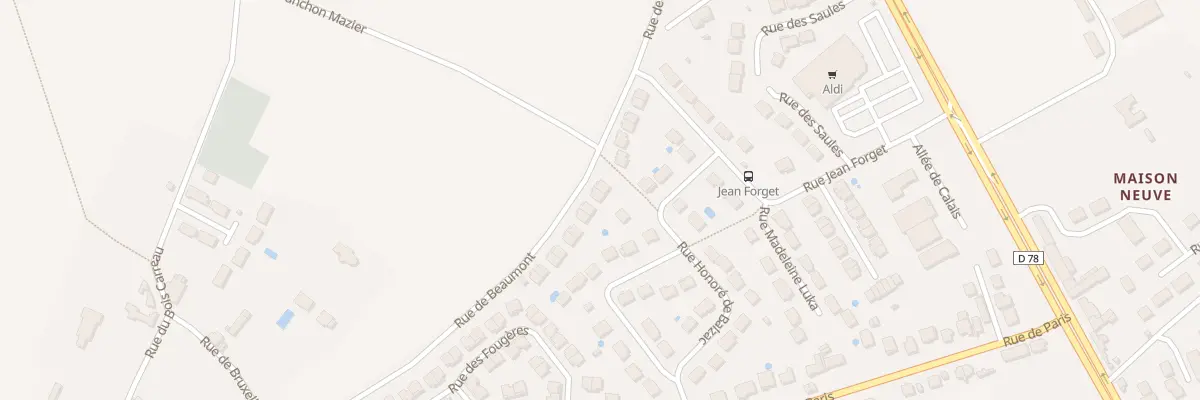 Plan du 38 Rue de Beaumont à Maffliers