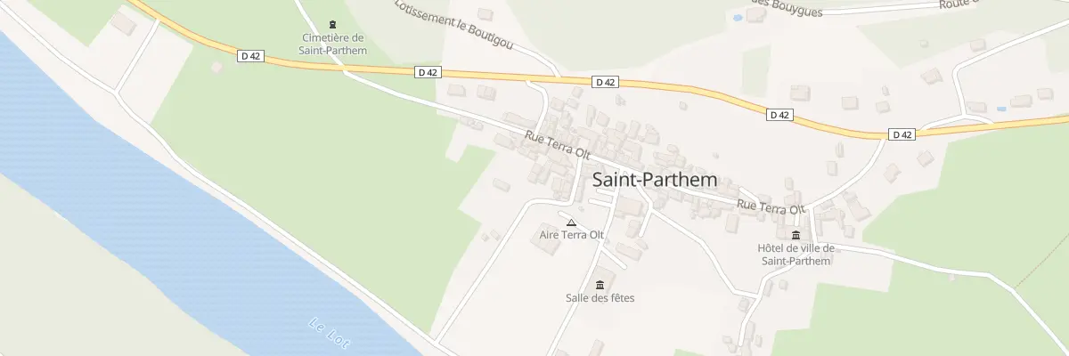Plan du 5068A Saint Parthem à Saint-Parthem