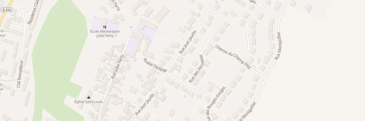Plan du 80 Rue Jean Jaurès à Arques