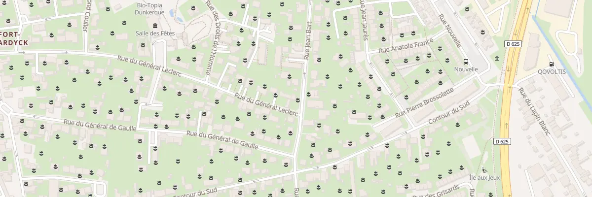 Plan du 2 Rue du General Leclerc Fm à Dunkerque