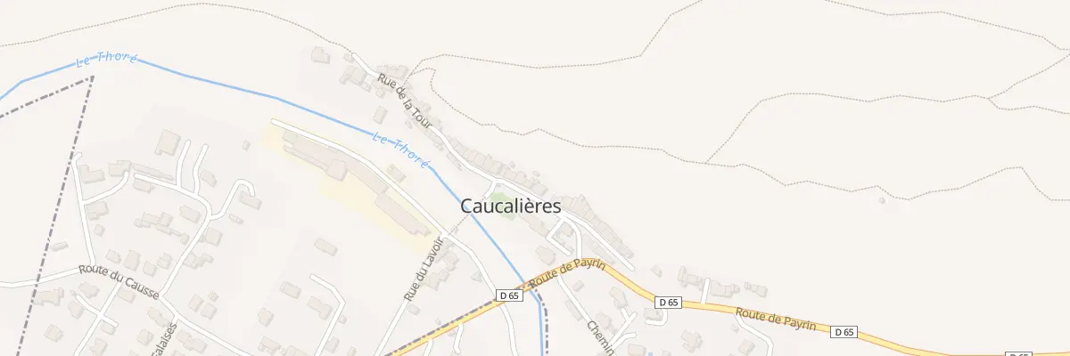Plan du 6 Rue de la Mairie à Caucalières