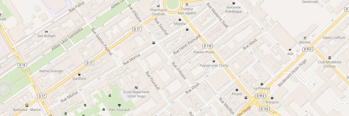 Plan du 22 Rue d’Alsace à Clichy