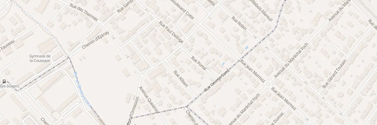 Plan du 6 Rue Portal à Enghien-les-Bains