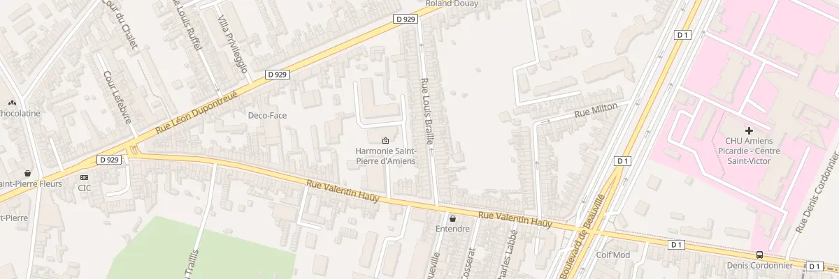 Plan du 52 Rue Louis Braille à Amiens