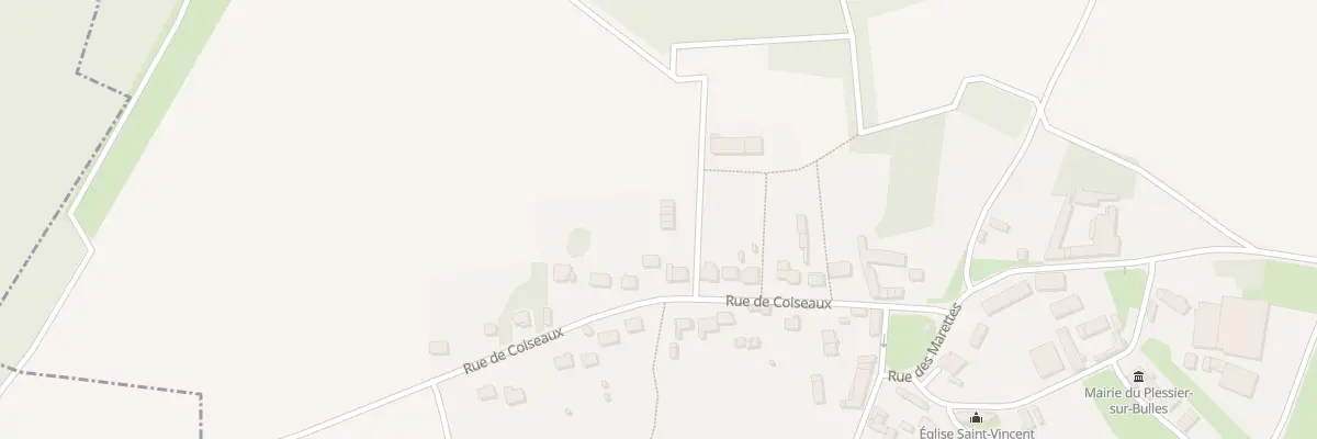 Plan du 58 Rue de Coiseaux au Plessier-sur-Bulles