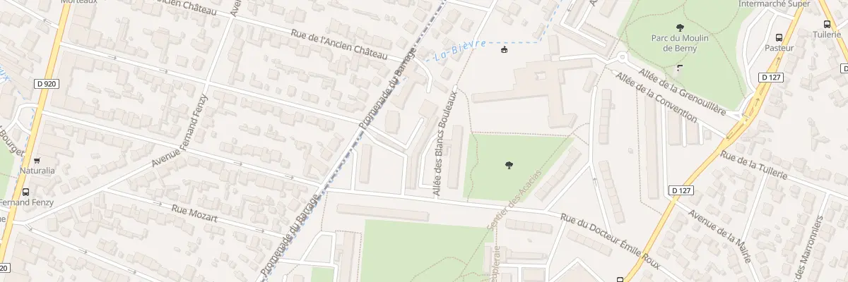 Plan du 8 All des Blancs Bouleaux à Fresnes