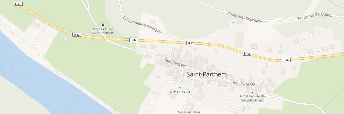 Plan du 5066 Saint Parthem à Saint-Parthem