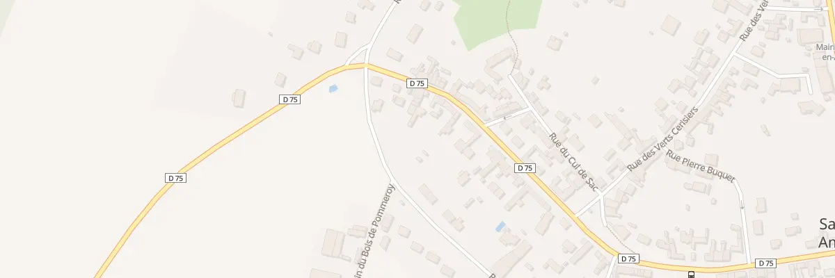 Plan du 23 Rue de la Vierge Marie à Sains-en-Amiénois