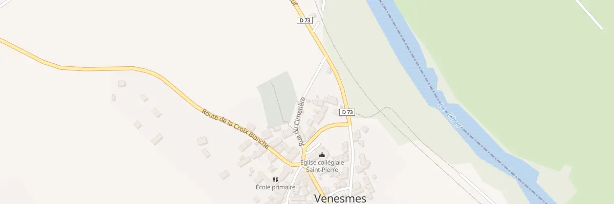 Plan du 15 Rue du Souvenir à Venesmes