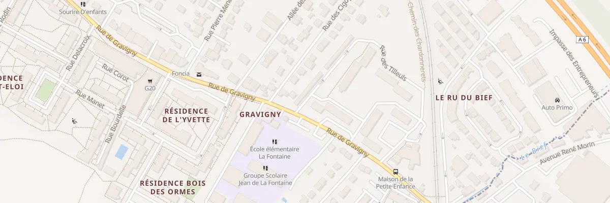 Plan du 4 Res Grd Sentier Acacias à Chilly-Mazarin