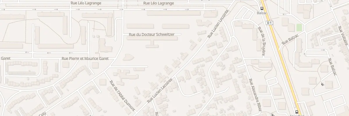 Plan du 241 Rue Lucien Lecointe à Amiens