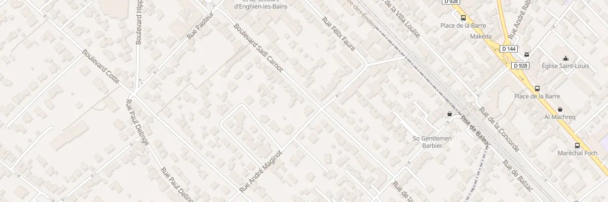 Plan du 36 Bd Sadi Carnot à Enghien-les-Bains
