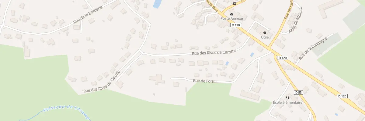 Plan du 28 Rue des Rives du Caroffe à Saint-Paul-des-Landes