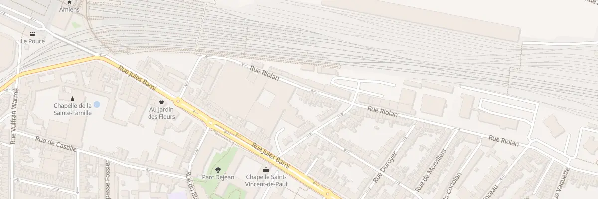 Plan du 58 Rue Riolan à Amiens