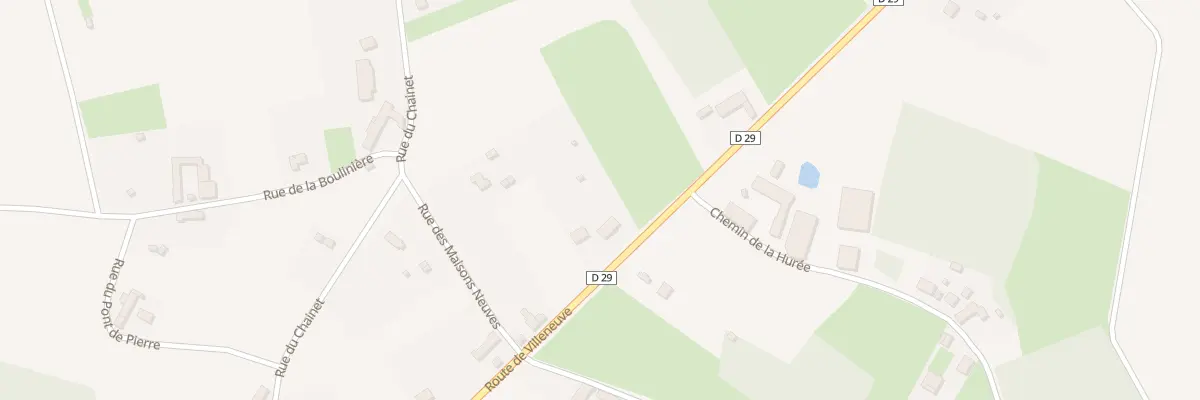 Plan du 16T Rte de Villeneuve à Nancray-sur-Rimarde