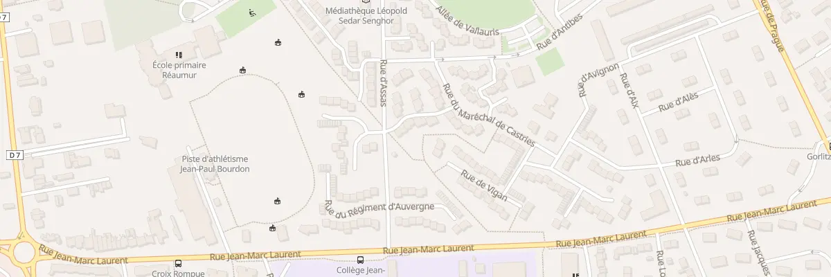 Plan du 29 Rue d’Antibes à Amiens