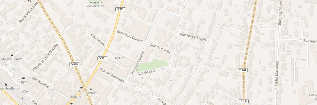 Plan du 5 Rue de la Paix à Montmorency