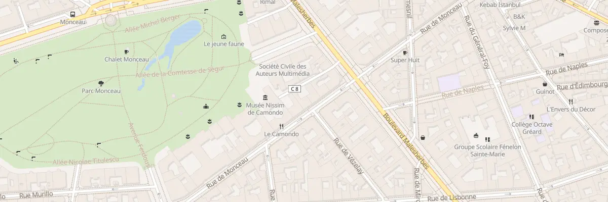 Plan du 67 Rue de Monceau à Paris 8e Arrondissement