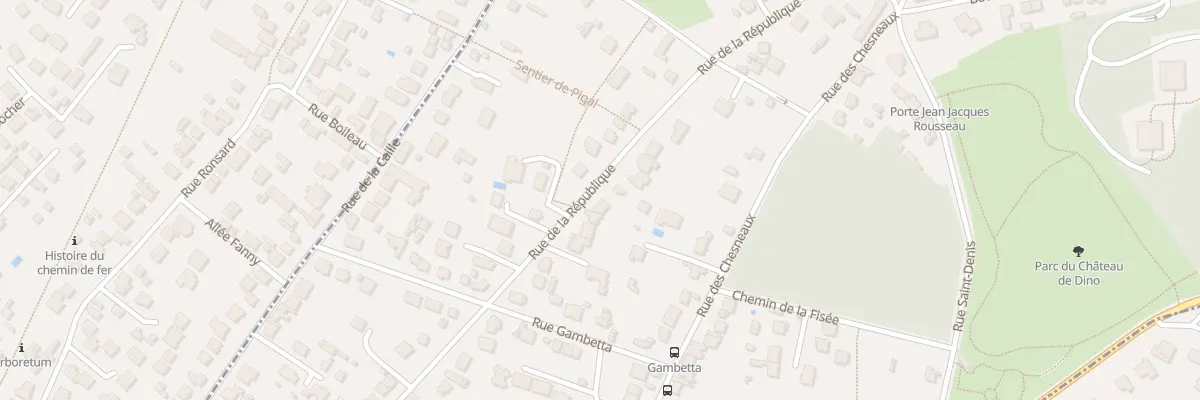 Plan du 17 Rue de la République à Montmorency