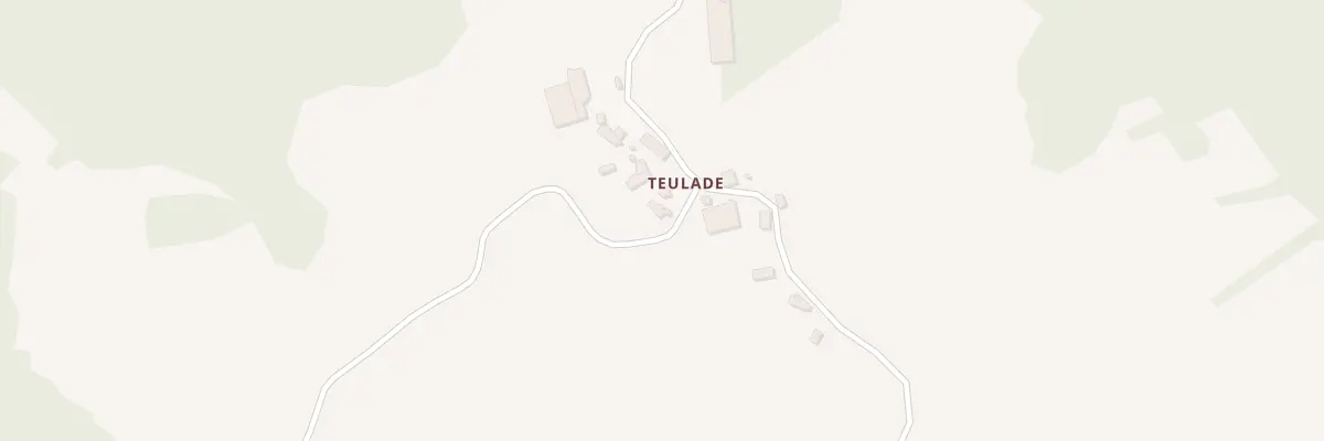 Plan du 5200 Teulade à Marcolès