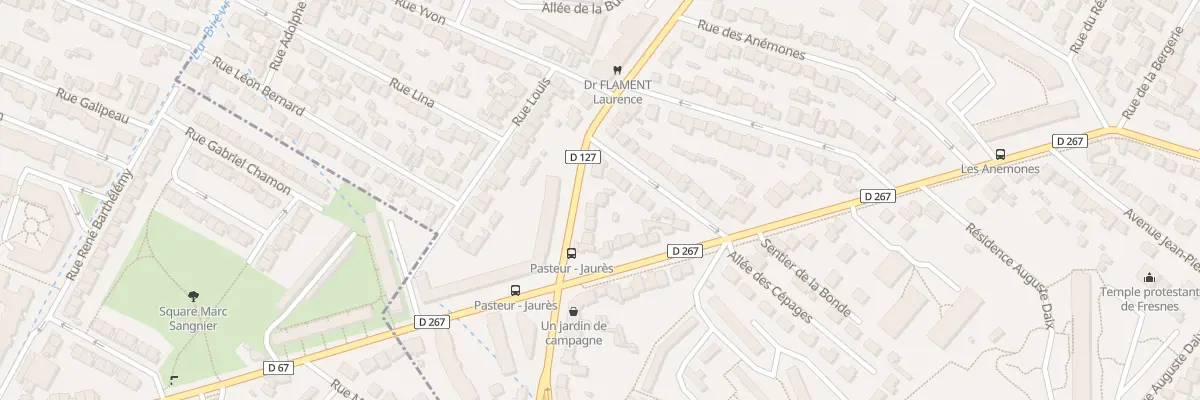 Plan du 89 Bd Pasteur à Fresnes