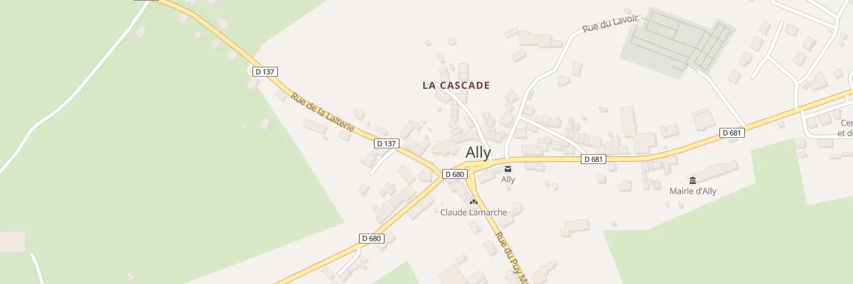 Plan du 5117 Le Bourg à Ally