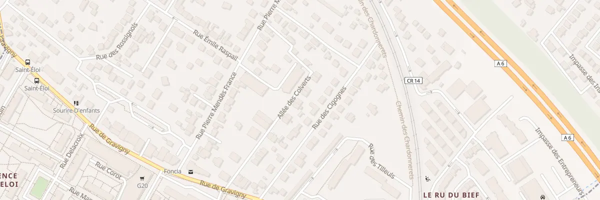 Plan du 97 Rue de Gravigny à Chilly-Mazarin