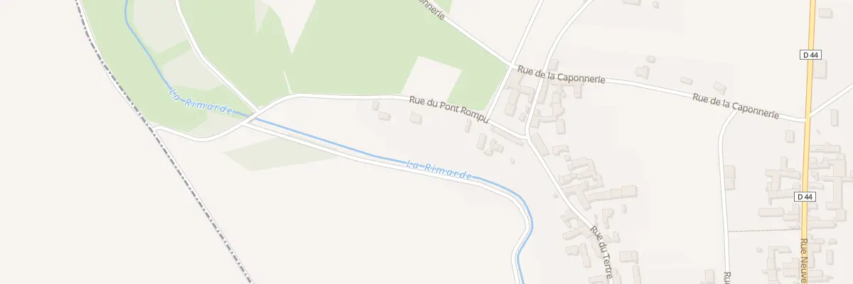Plan du 7 Rue du Pont Rompu à Courcelles-le-Roi