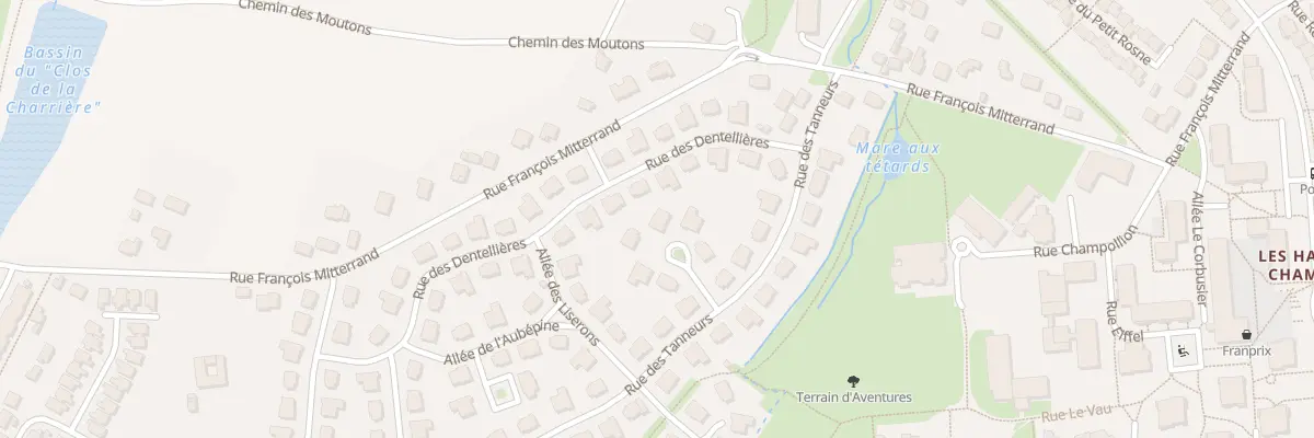 Plan du 6 All des Presles à Bouffémont