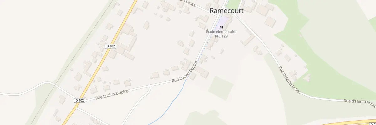 Plan du 564 Rue Lucien Dupire à Ramecourt