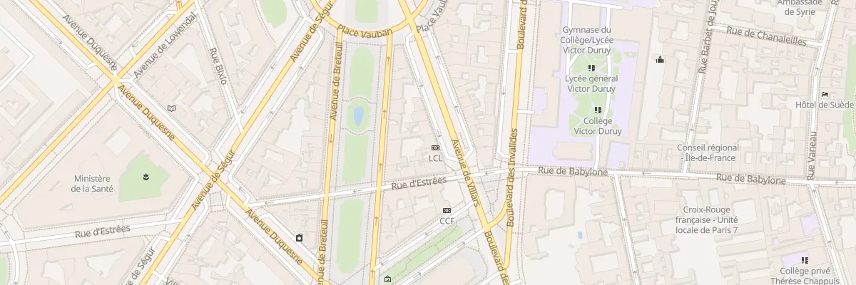 Plan du 10 Av de Villars à Paris 7e Arrondissement