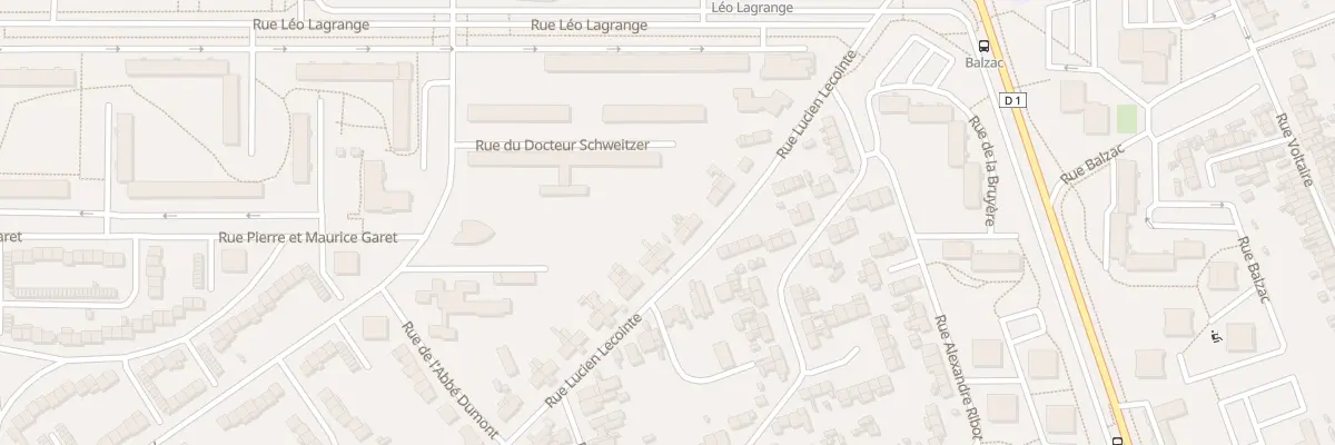 Plan du 243 Rue Lucien Lecointe à Amiens