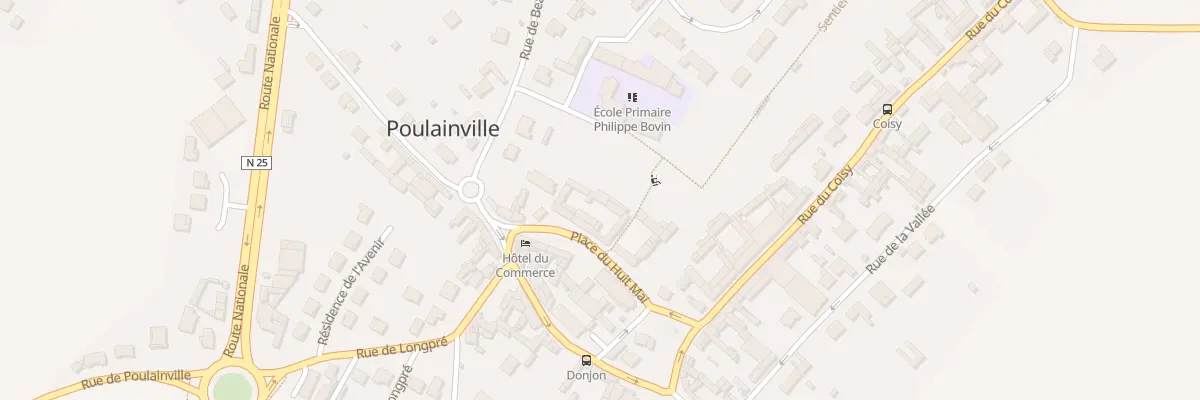 Plan du 8 Pl du Huit Mai à Poulainville