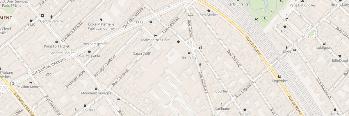 Plan du 71 Rue Saussure à Paris 17e Arrondissement